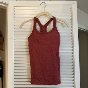 Lululemon Ebb to Street Tank in Red size 2